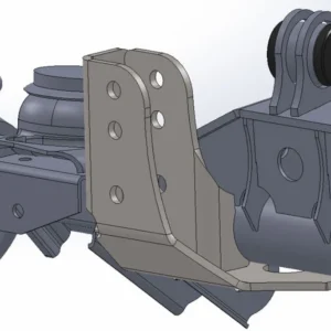Artec Industries 93-06 Jeep Wrangler TJ Lj Raised Tracbar Bracket Tj Front Axle