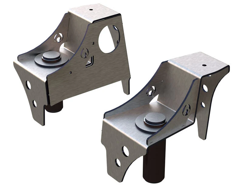 Artec Industries 97-06 Jeep Wrangler TJ Front Frame Coil Buckets OEM Bumpstops