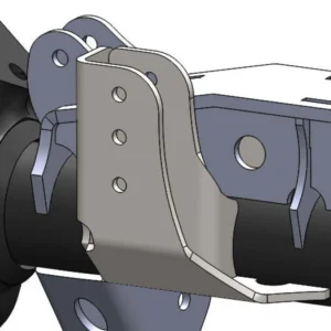 Artec Industries Raised Tracbar Bracket 3 1/2 Diameter Front Axle