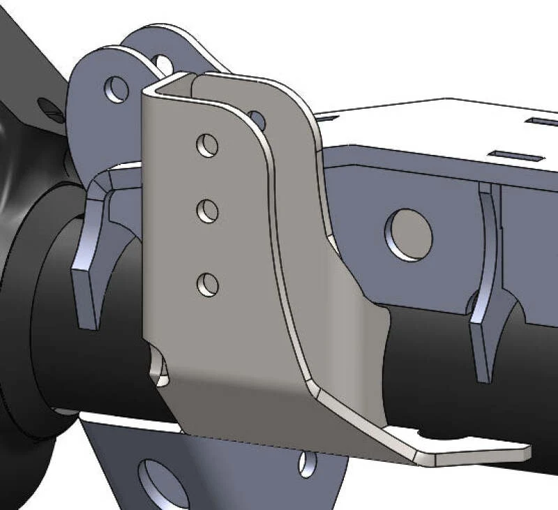 Artec Industries Raised Tracbar Bracket 3 1/2 Diameter Front Axle