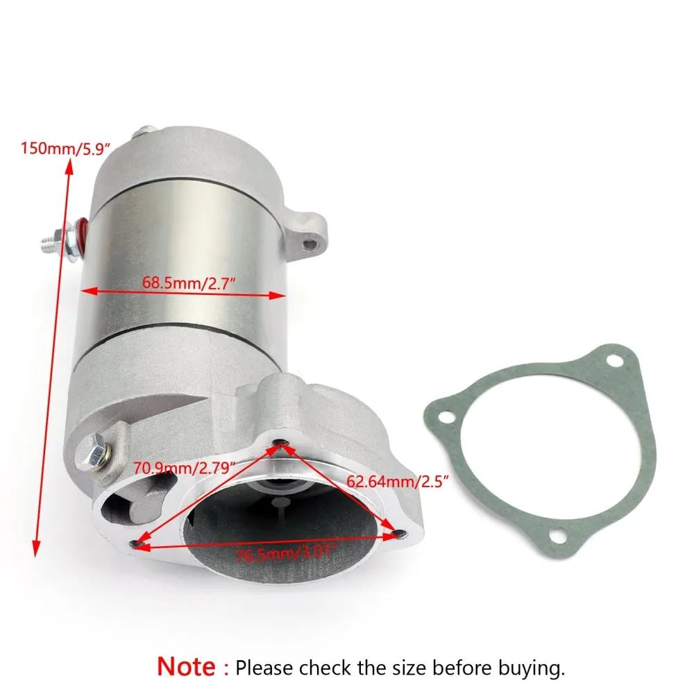 ATV Starter Motor Drive Polaris Trail Blazer 250 400 244 CC 3085393 3084403 generisk
