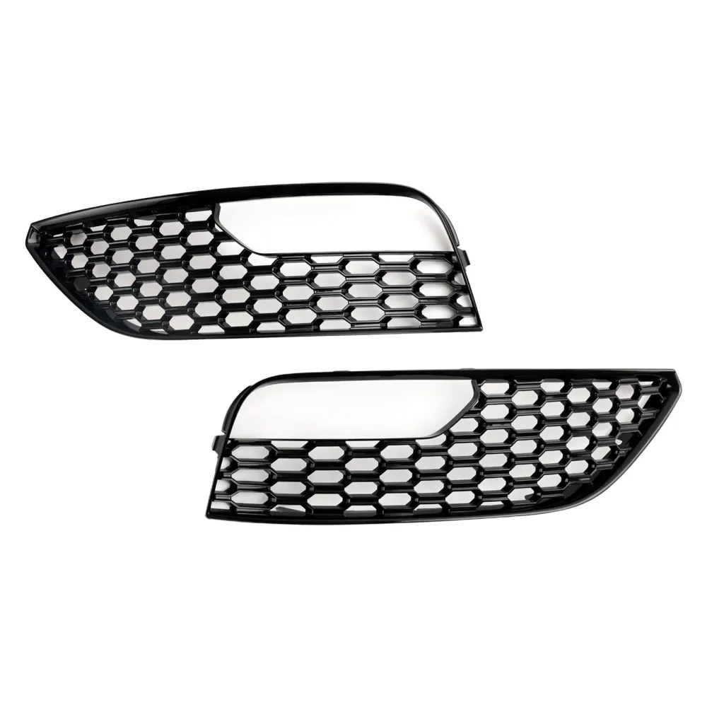Audi A3 S3 2012-2016 Mesh Front Bumper Fog Light Surround Cover Grille 2PCS