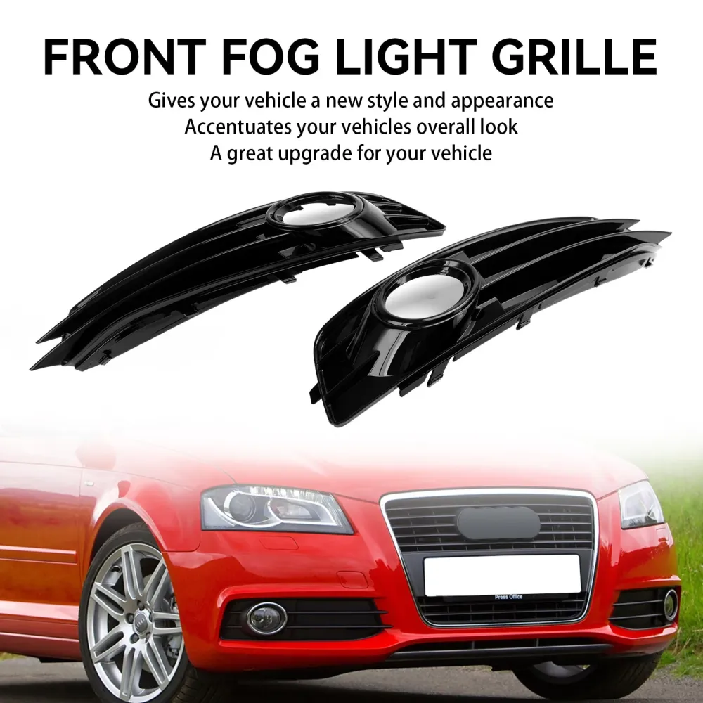 Audi A3 8P S-Line 2009-2012 Front Nedre støtfangergitter tåkelysdekke