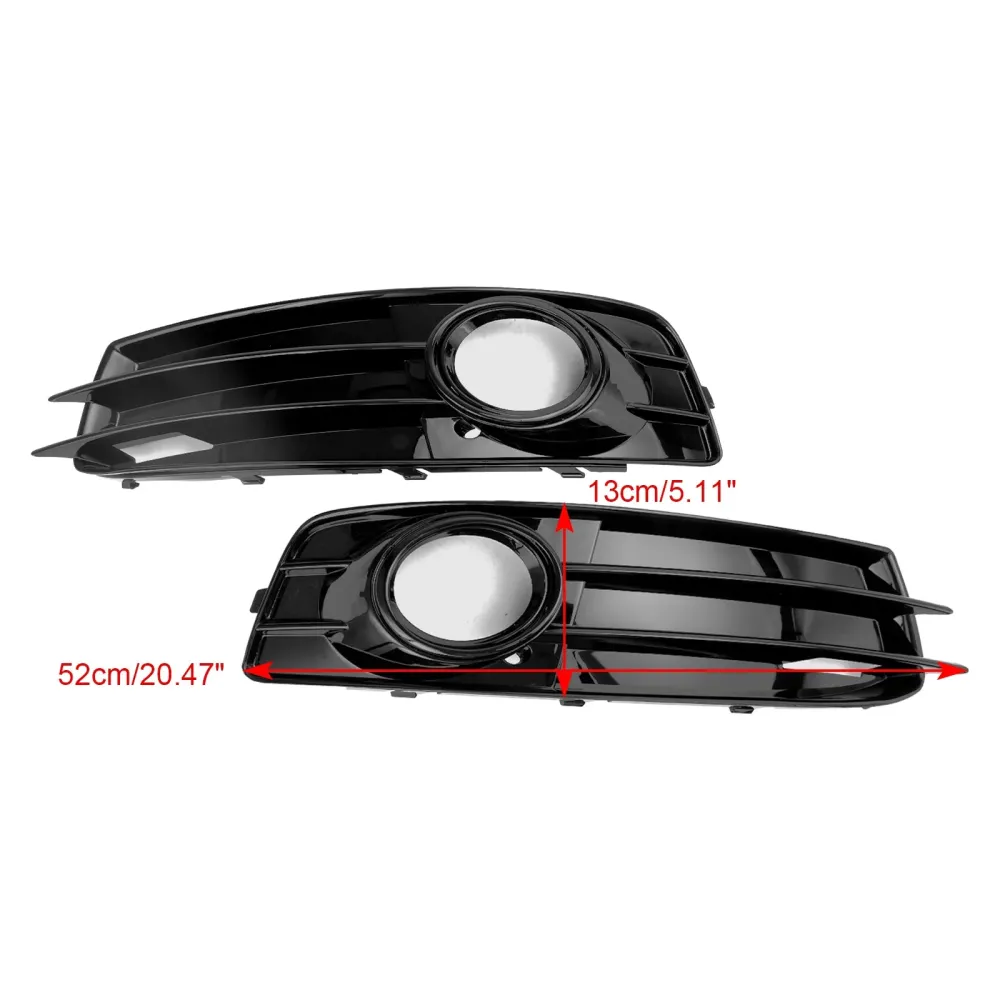 Audi A3 8P S-Line 2009-2012 Front Nedre støtfangergitter tåkelysdekke