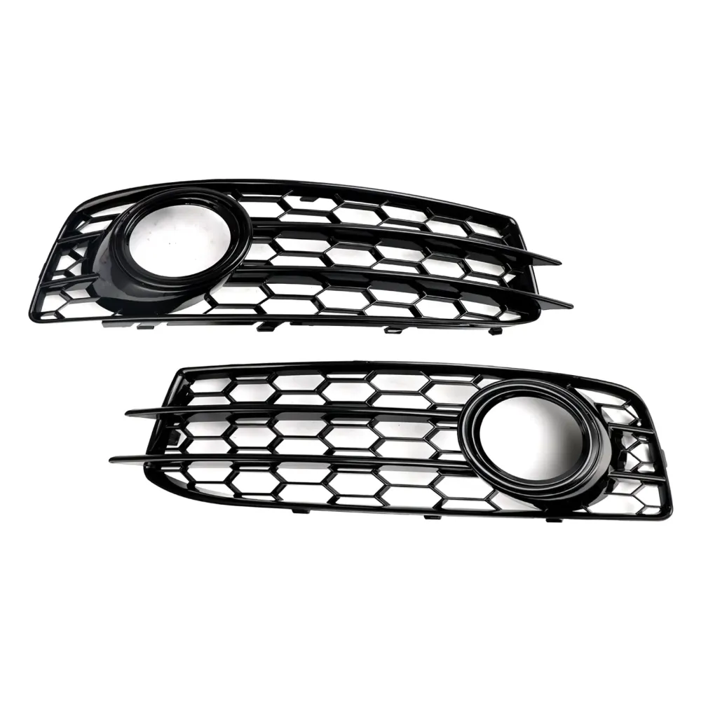 Audi A3 8p S-Line 2009-2012 Honeycomb Front Bumper Fog Light Grill Cover