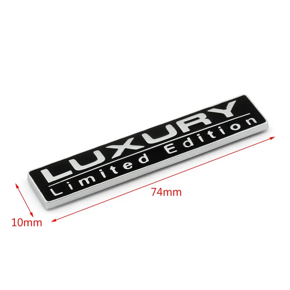 Auto 3D Aluminium Luxury Limited Edition Emblem Decal Badge Sticker Generic