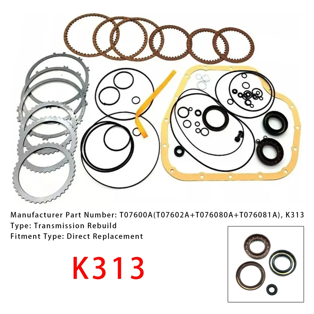 Auto Transmission Master Rebuild Kit Overhaling K313 Toyota Auris Corolla