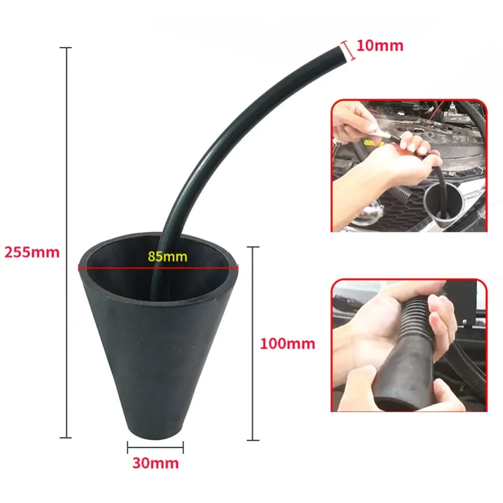 Automotive Smoke Machine Adapter Leak Detection, Cone Tip