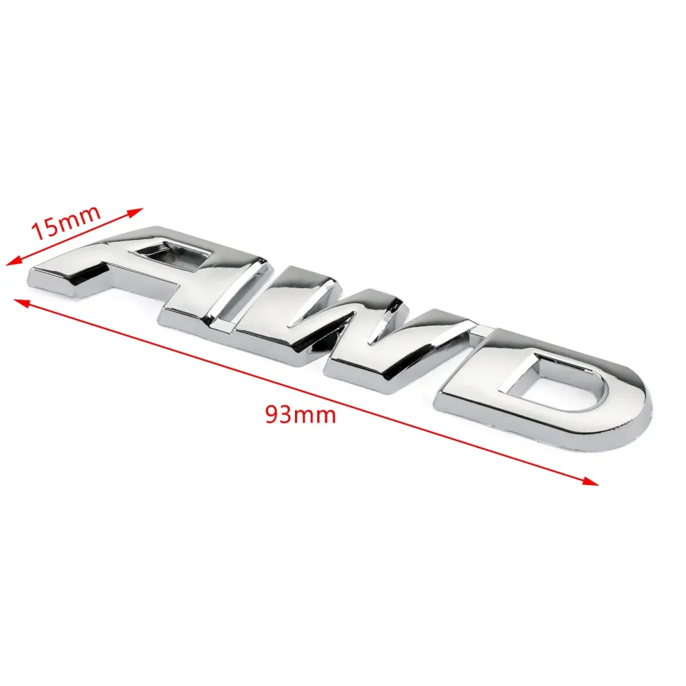 AWD Word Letter Metal Car Truck Sticker Emblem Badge Decal Auto Car Generic