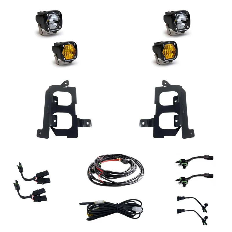 Baja Designs 2020+ GMC 2500/3500 Fog Pocket Kit