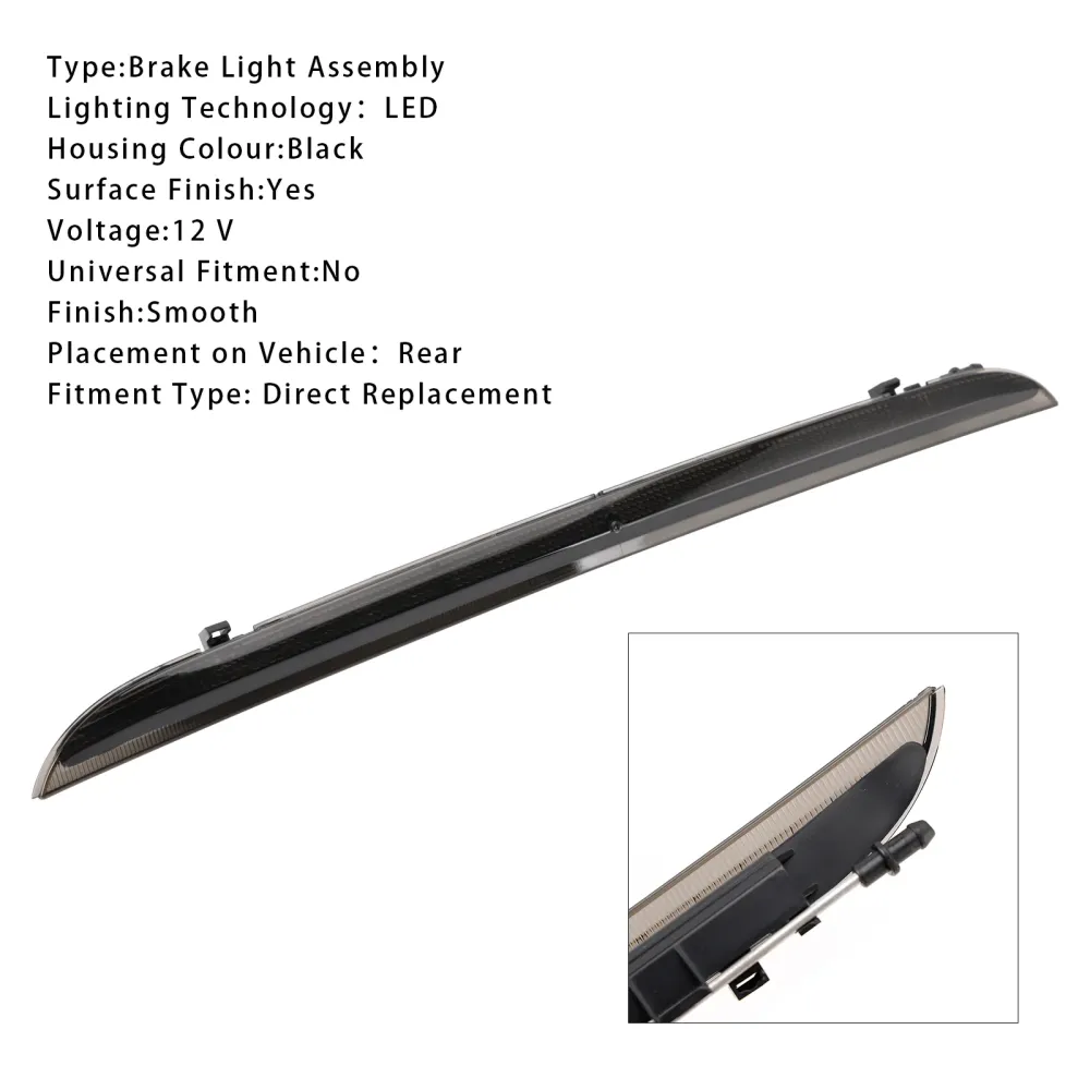 Bakre tredje bremselys LED-stopplampe 7L6945097B VW Touareg 2003-2010