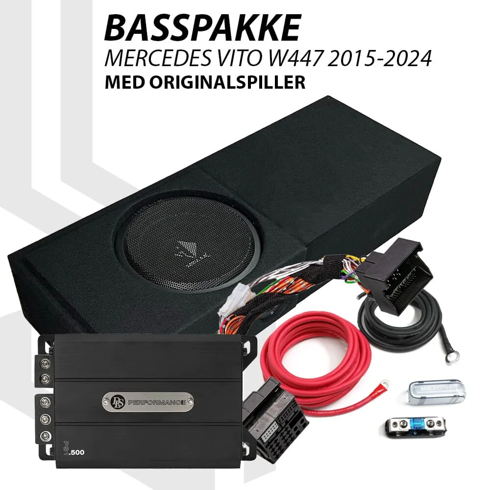 Basspakke Mercedes Vito W447 2015-2024