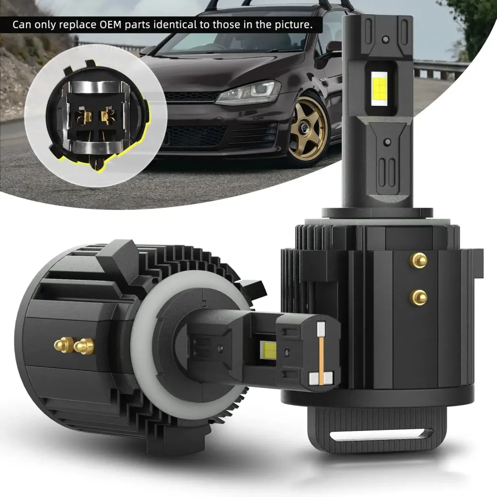 Bevinsee H7 LED Bulbs CANBUS VW Golf GTI Passat MK7 12V