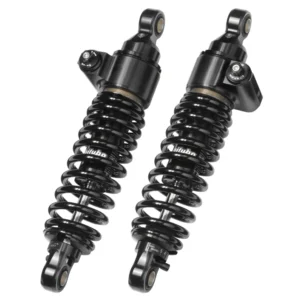 Bitubo WME2 Twinshocks Adjustable: Hydraulic Spring Preload, Rebound, Length 306mm, Dark Edition