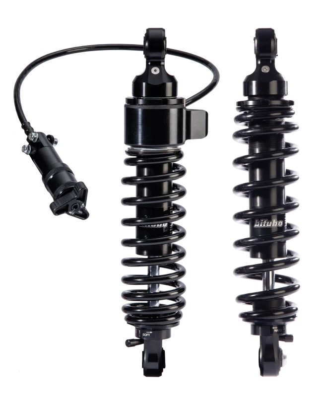 Bitubo WME2 Twinshocks Adjustable: Single Hydraulic Spring Preload, Reb., Length 326mm, Dk Edition
