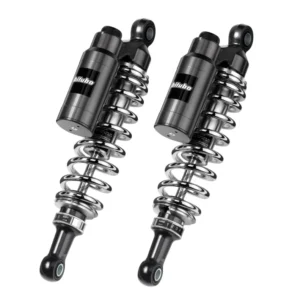 Bitubo WMT0 Twinshocks Adj.: Spring Preload, Reb., Comp., Length 356mm, Piggyback Tank, Chr Edition