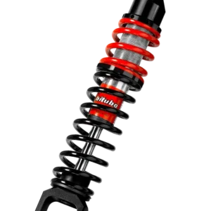 Bitubo YXB0 Monoshock Rear Adjustable: Spring Preload, Red And Black Springs