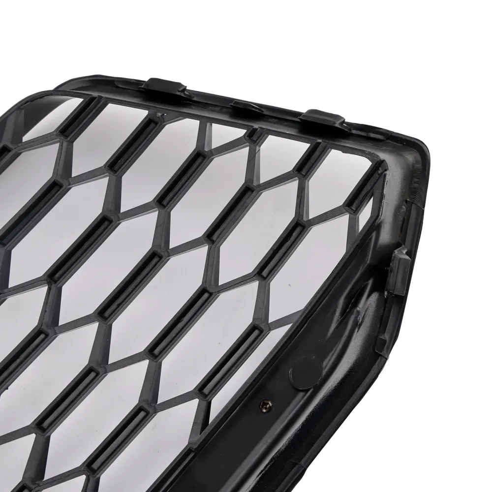 Black Front Honeycomb Fog Lamp Grille Grill Cover Fit Audi Q5 SQ5 2018 2019