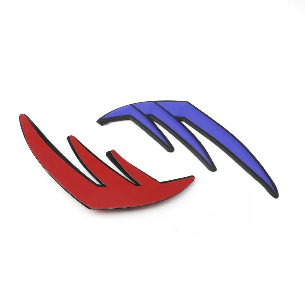 Black-Blue Motorcycle Motorbike Gas Tank Pad Guard Decal Protector Sticker