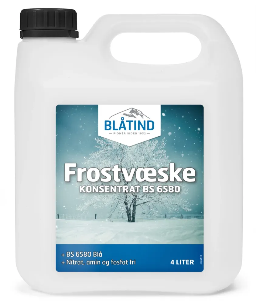 Blåtind Frostvæske kons BS6580 blå 4 l