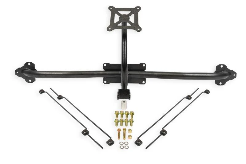 BMR 14-19 Chevrolet Corvette C7 Bolt-On Parachute Mount - Black Hammertone