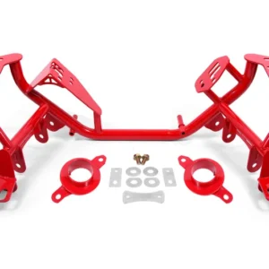 BMR 79-95 Ford Mustang K-Member Standard Version w/Spring Perches - Red