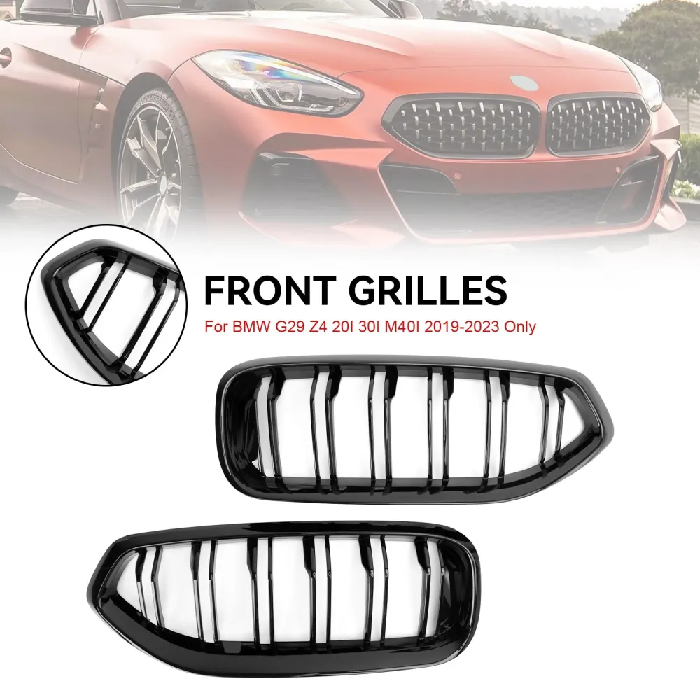 BMW G29 Z4 20i 30i M40i 2019-2023 Glans Black Front Kidney Grill Grille