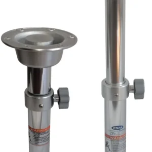 Bordsøyle BSR5070, manuell reg. 500-700 mm grå
