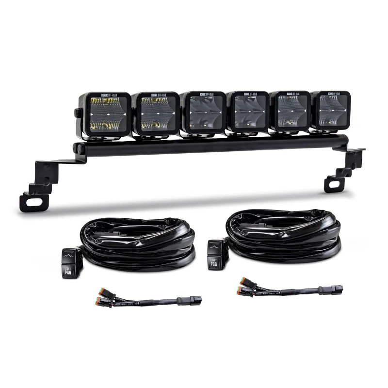 Borne Off-Road 2021+ Ford Bronco Direct Fit Light Pods - Standard Bumper - Kit 6