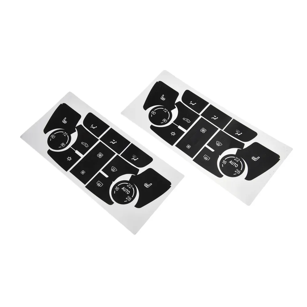 Buick Verano Climate Control Button Decal, Black Overlay