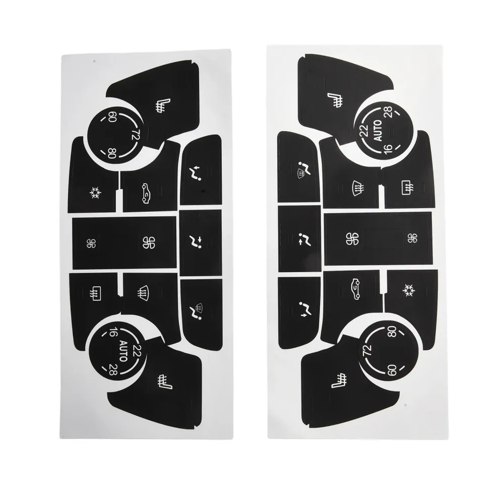 Buick Verano Climate Control Button Decal, Black Overlay