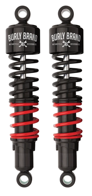 Burly Brand H-D Touring Stiletto Shocks 13in STD - Black