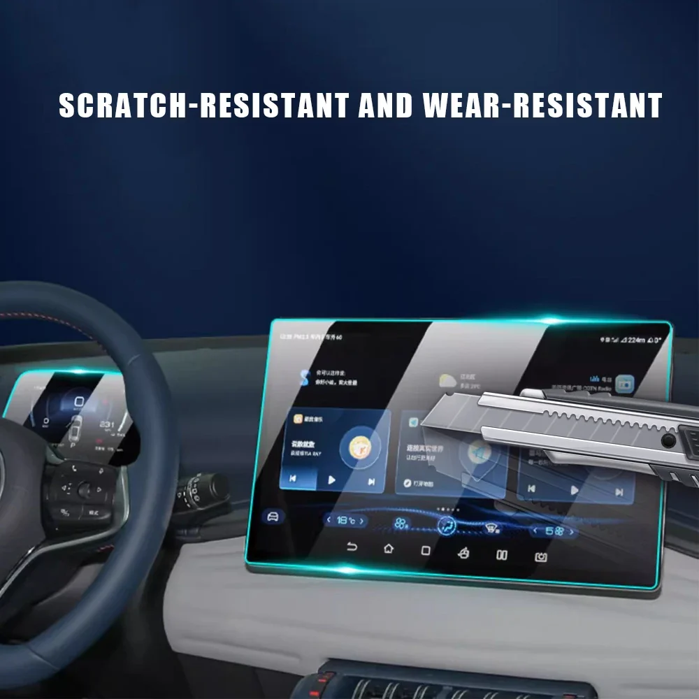 BYD ATTO 3 Dolphin Infotainment Tempered Glass Screen Protector