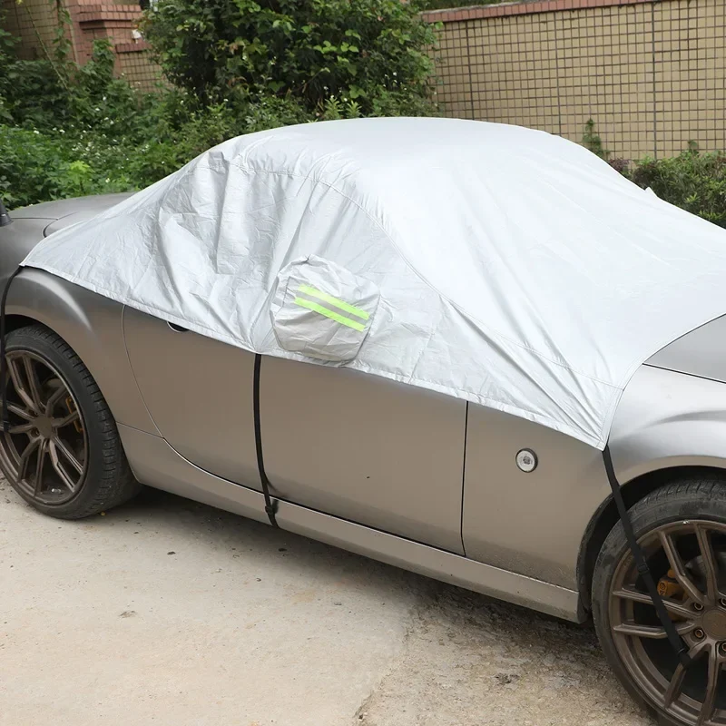 Car Cover Mazda MX-5 NC 2009-2015 Outdoor Waterproof Polyester Taffeta Silver Shield All-Weather Protection