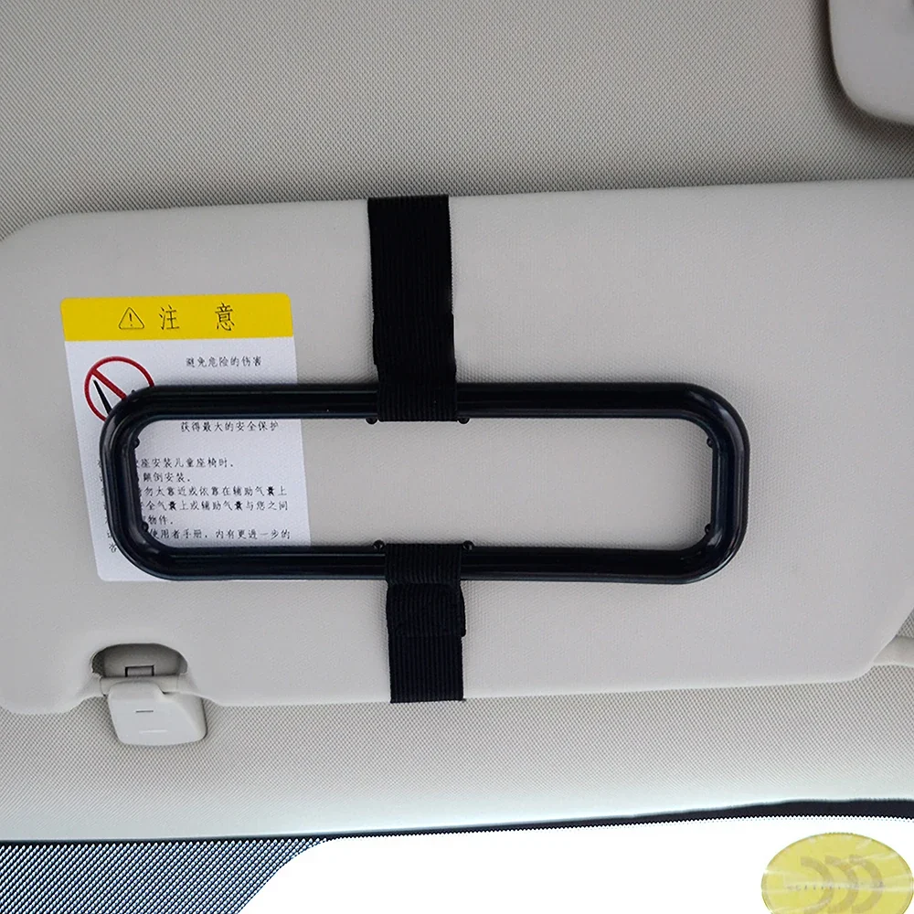 Car Tissue Holder Clip Sun Visor and Back Seat, Hanging Napkin Box