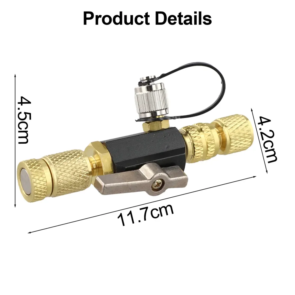 Car Vacuum-Rated Valve Core Removal Tool, 1/4 X 5/16, R410A Compatible