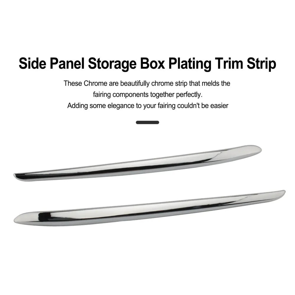 Chrome Side Panel Storage Box Plating Trim Strip BMW K1600GTL 2011-2018 Generisk
