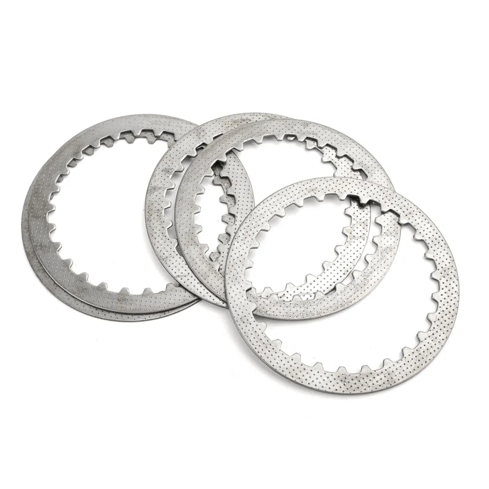 Clutchsett stål & Friksjonsplater passer til Suzuki AX100 AX115 TS100 TC100 RV90 Generisk
