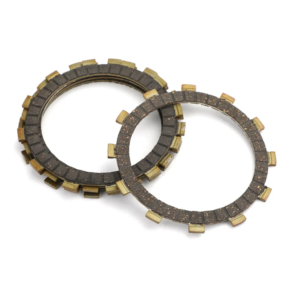 Clutchsett stål & Friksjonsplater passer til Suzuki AX100 AX115 TS100 TC100 RV90 Generisk