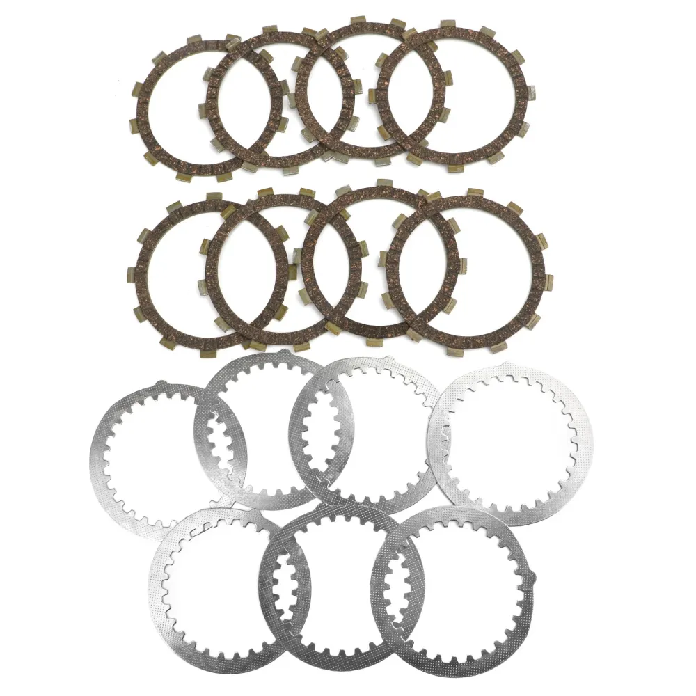 Clutchsett stål & Friksjonsplater passer til Yamaha XJ600 51J XS500 FZ600 YX600 Generisk