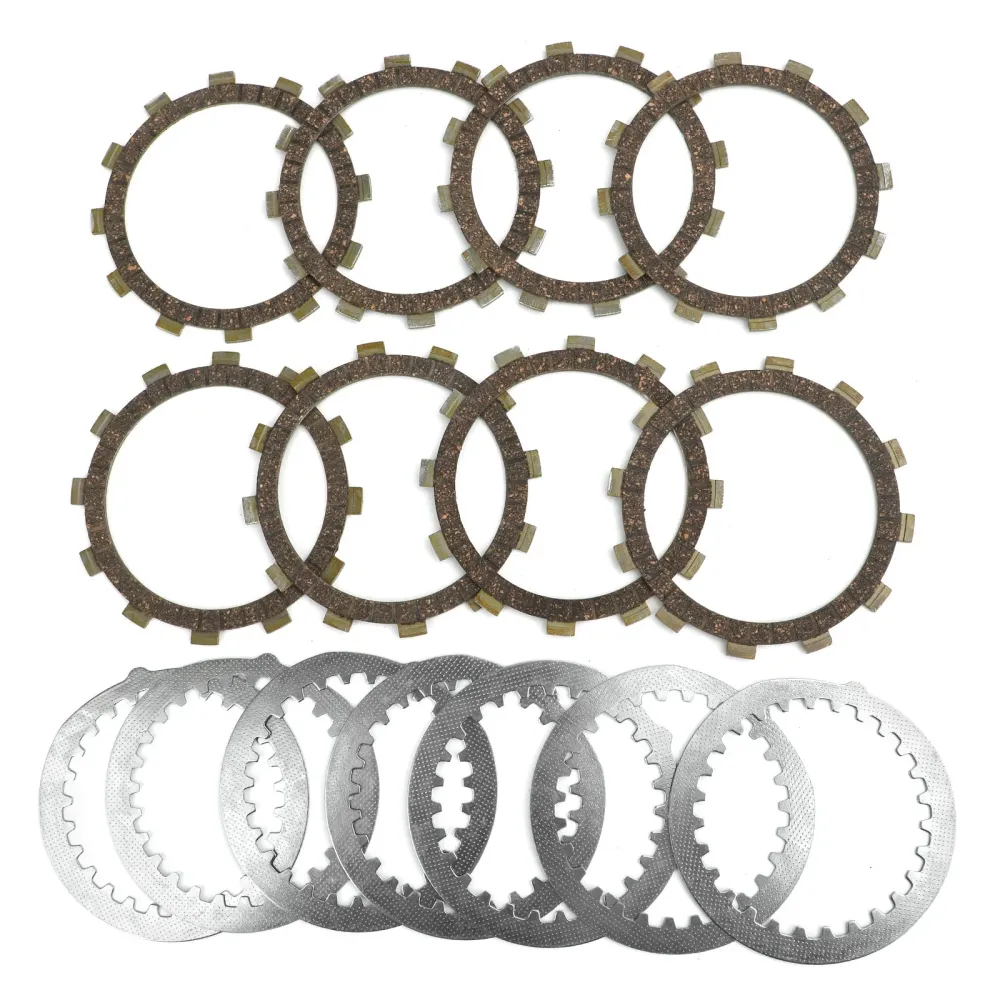 Clutchsett stål & Friksjonsplater passer til Yamaha XJ600 51J XS500 FZ600 YX600 Generisk