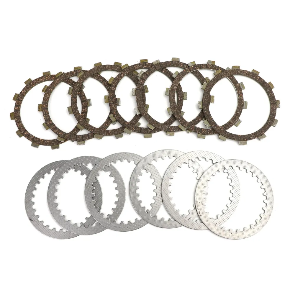 Clutchsett stål & Friksjonsplater passer til Yamaha XS250 XS400 IT250 IT465 Generisk