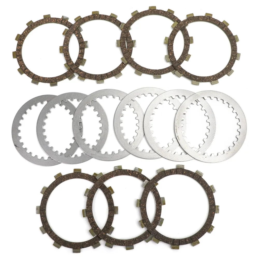 Clutchsett stål & Friksjonsplater passer til Yamaha XS250 XS400 IT250 IT465 Generisk