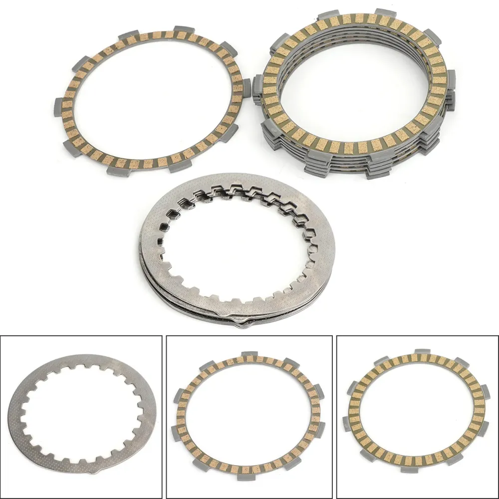 Clutchsett stål & Friksjonsplater Yamaha DT SDR TDR TZR 125 200 1988-2007 Generisk