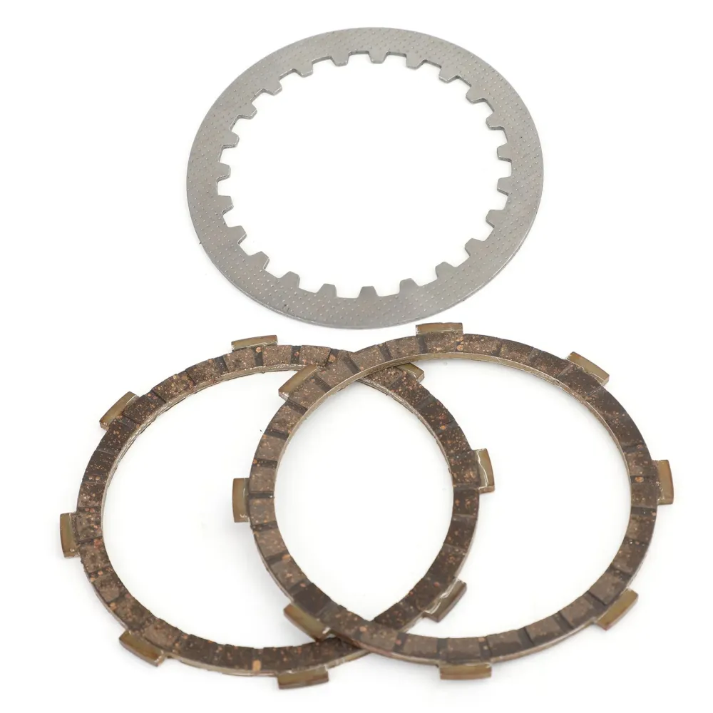 Clutchsett stål & Friksjonsplater Yamaha DT RD RX YSR YB MR QA QB 50R 74-99 Generisk