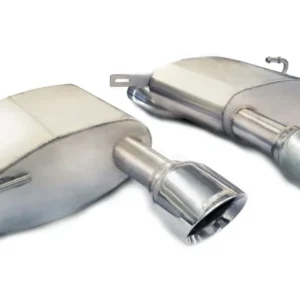 Corsa 2011-2015 Cadillac CTS Coupe V 6.2L V8 Polished Sport Axle-Back Exhaust