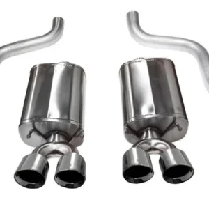 Corsa 2014-16 Axle-Back Exhaust Dual Rear Polished Outlet 2014 Cadillac CTS Vsport 3.6L V6 Automatic