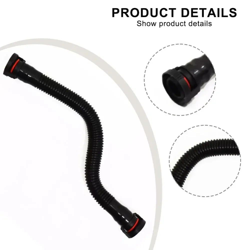 Crankcase Breather Pipe Hose BMW 1 Series F20 F21 Black Aftermarket Plastic 11157608144