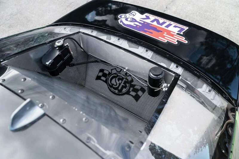CSF Motorsport Radiator Shroud - 14in SPAL Brushless Fans - Harnesses