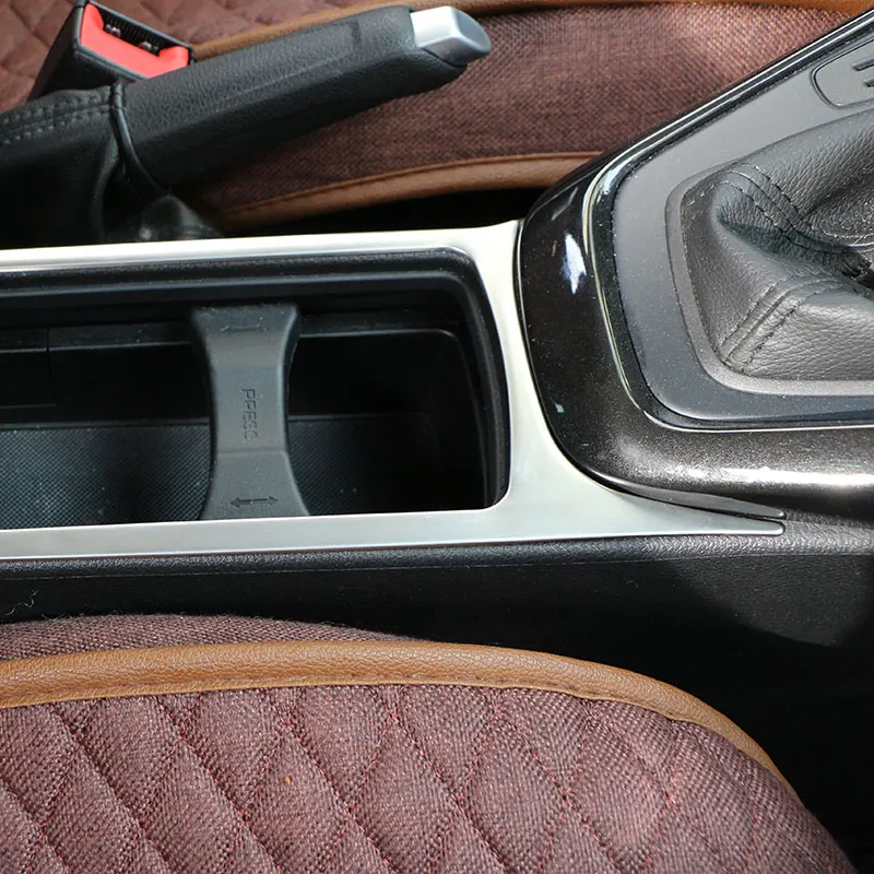 Cup Holder Trim Cover Ford Focus 3 MK3 LHD Polished Stainless Steel Easy Install